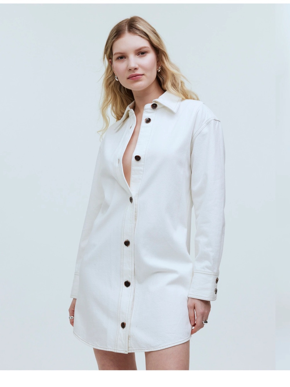 Madewell Denim Oversized Mini Shirtdress